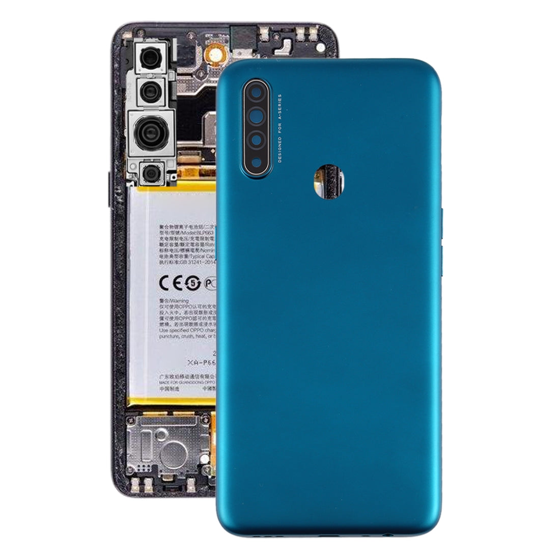 For OPPO A8 Battery Back Cover (Blue)