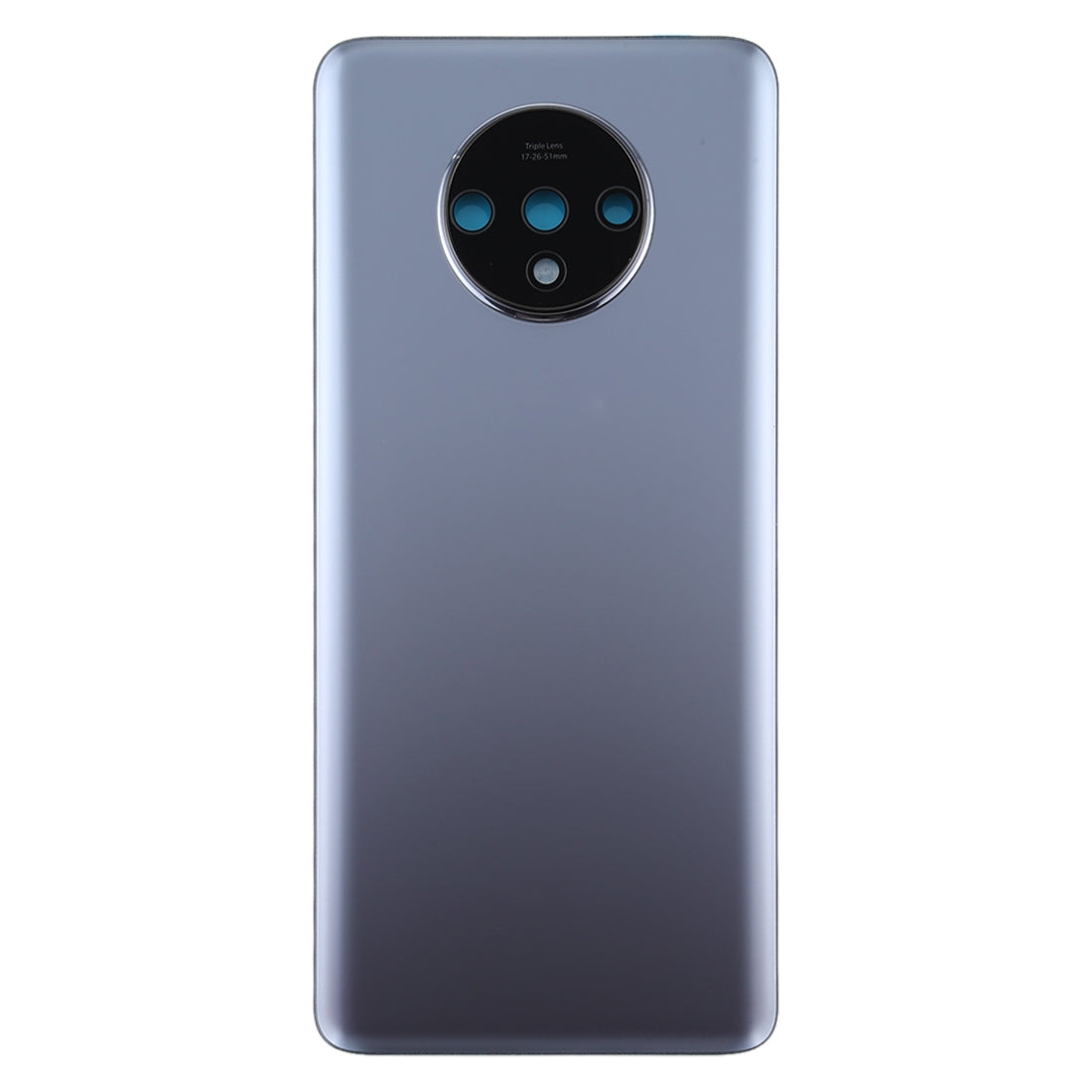 For OnePlus 7T Original Battery Back Cover with Camera Lens Cover (Silver)