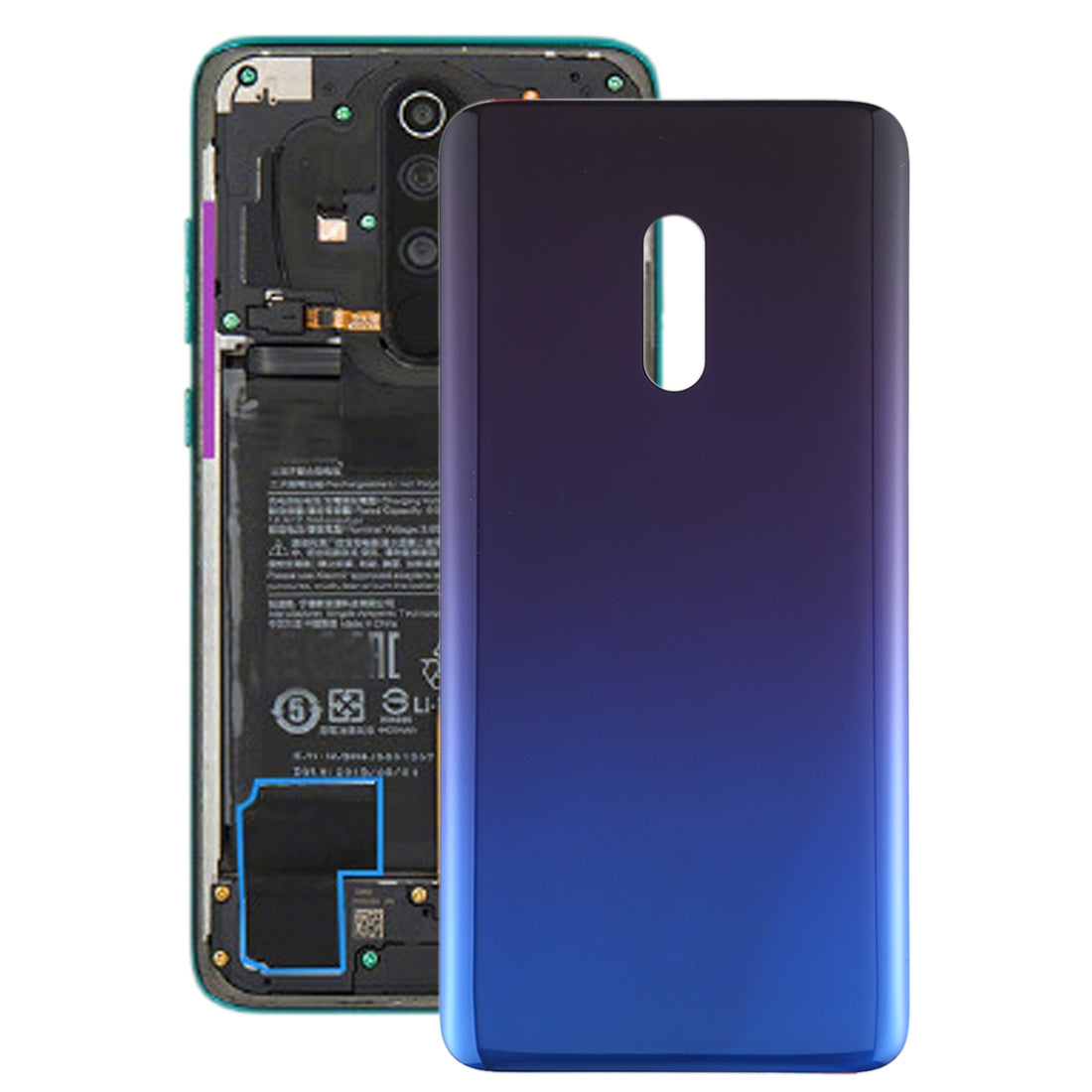 For OPPO Realme X Original Battery Back Cover (Twilight)