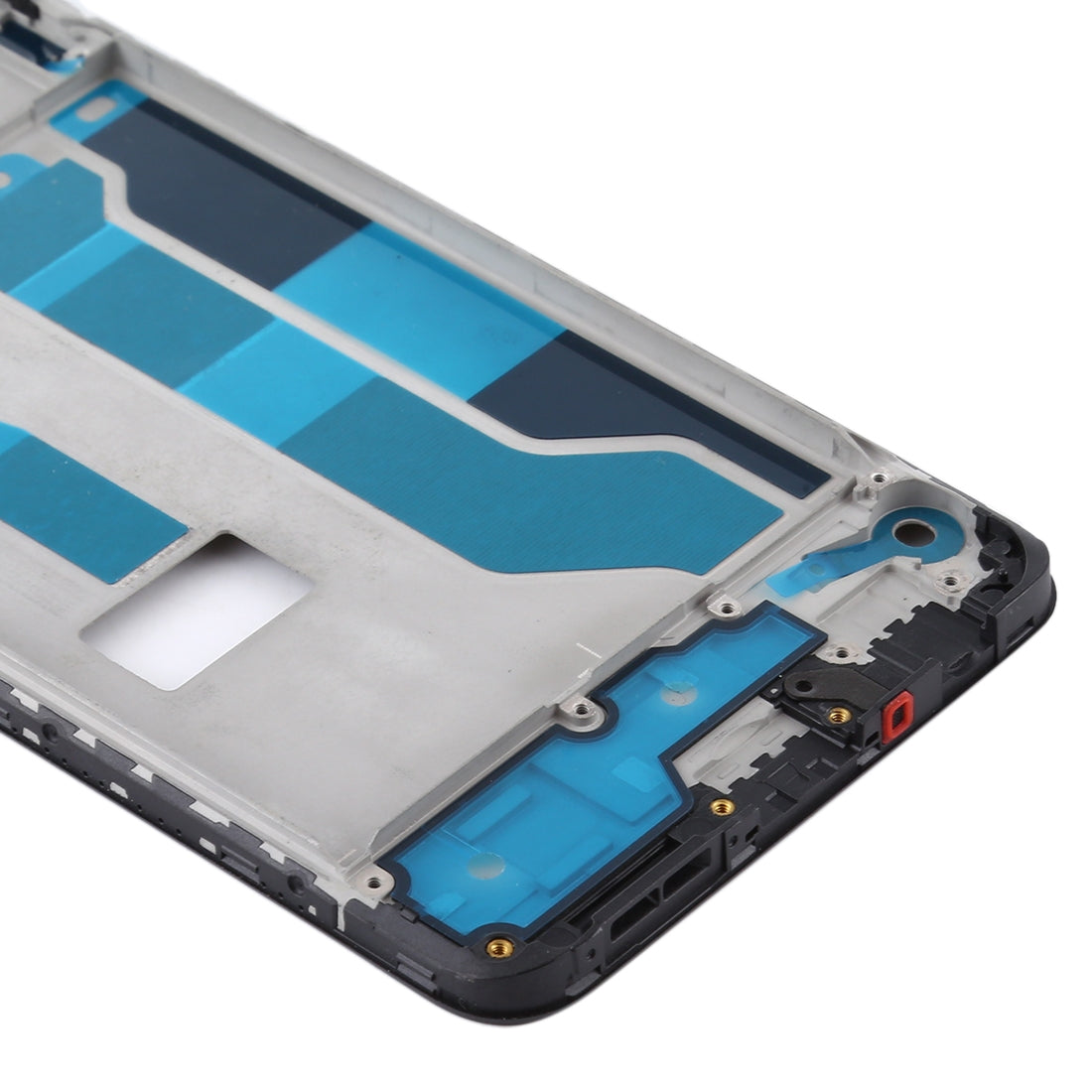 For OPPO Realme 3 Pro Front Housing LCD Frame Bezel Plate (Black)