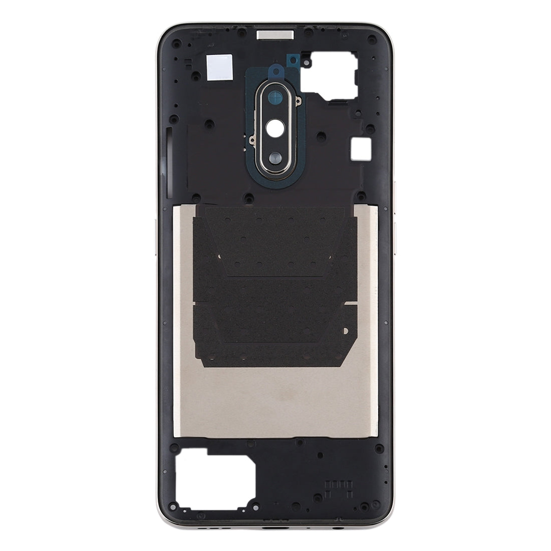 For OPPO Realme X Middle Frame Bezel Plate (Silver)