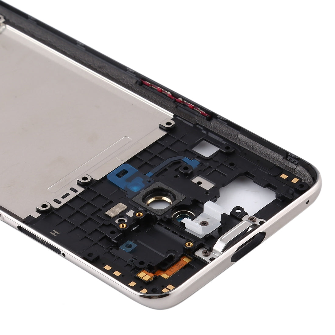 For OPPO Realme X Middle Frame Bezel Plate (Silver)