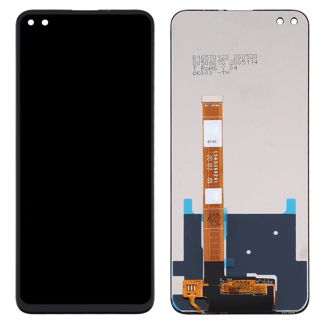 Original LCD Screen for OPPO A92s / Realme 6 Pro / RMX2061 / RMX2063 with Digitizer Full Assembly (Black)