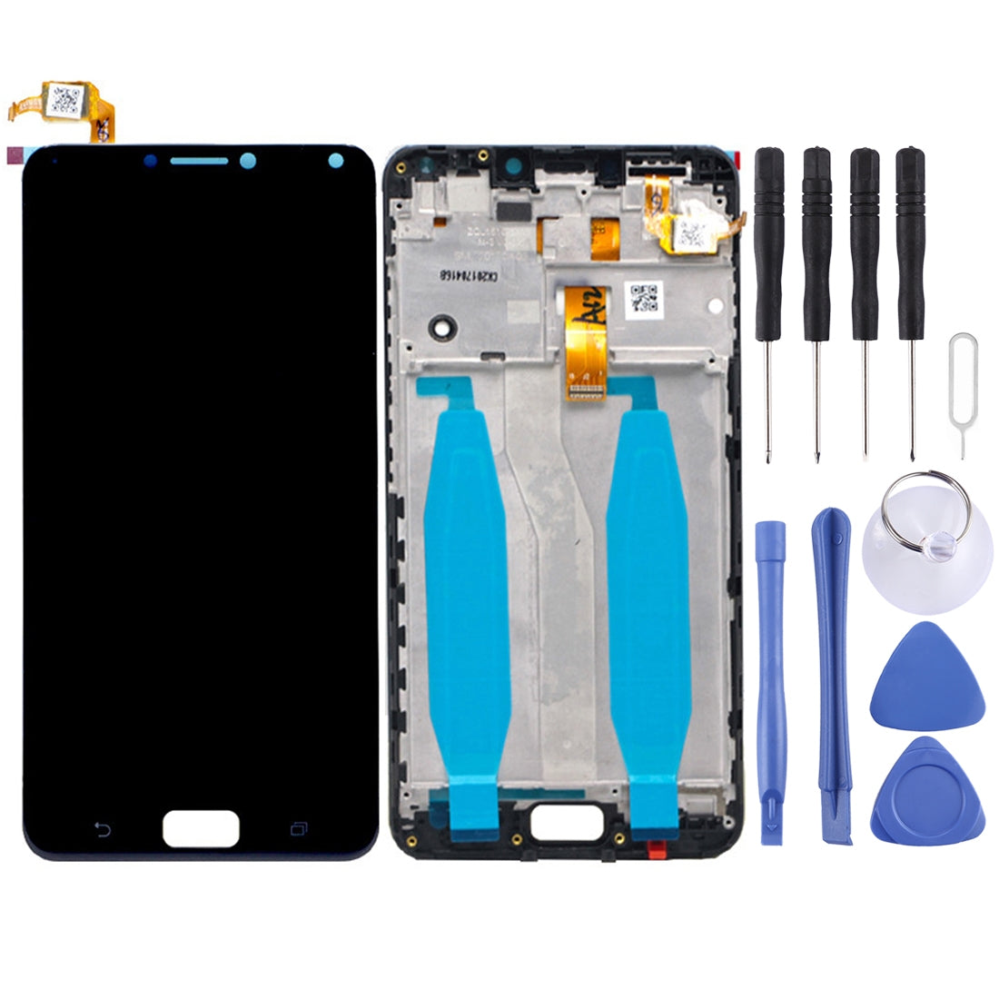 OEM LCD Screen for Asus Zenfone 4 Max ZC554KL X00ID Digitizer Full Assembly with Frame?Black)