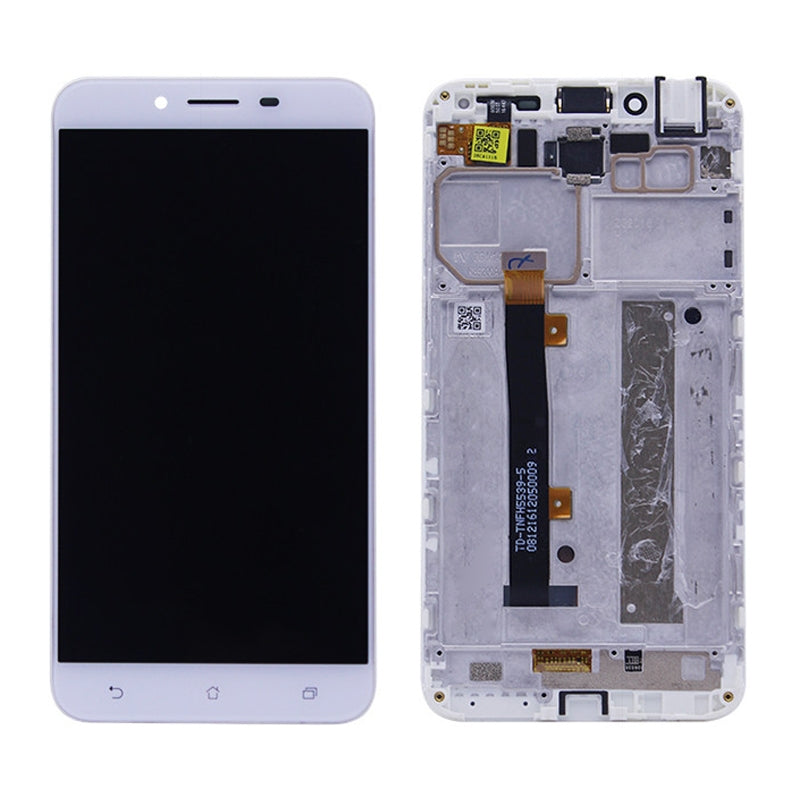 OEM LCD Screen for Asus Zenfone 3 Max ZC553KL / X00D  Digitizer Full Assembly with Frame?White)