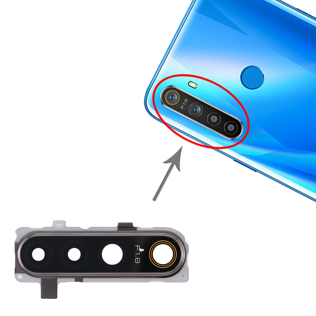 For OPPO Realme 5 Camera Lens Cover
