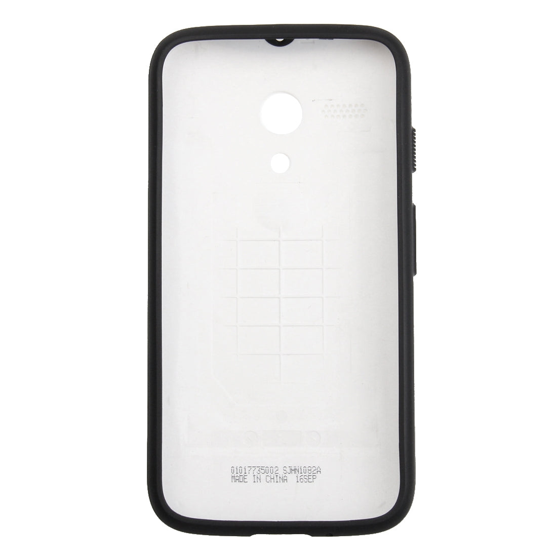 Original Anti-shock Battery Back Cover for Motorola Moto G (White + Black)