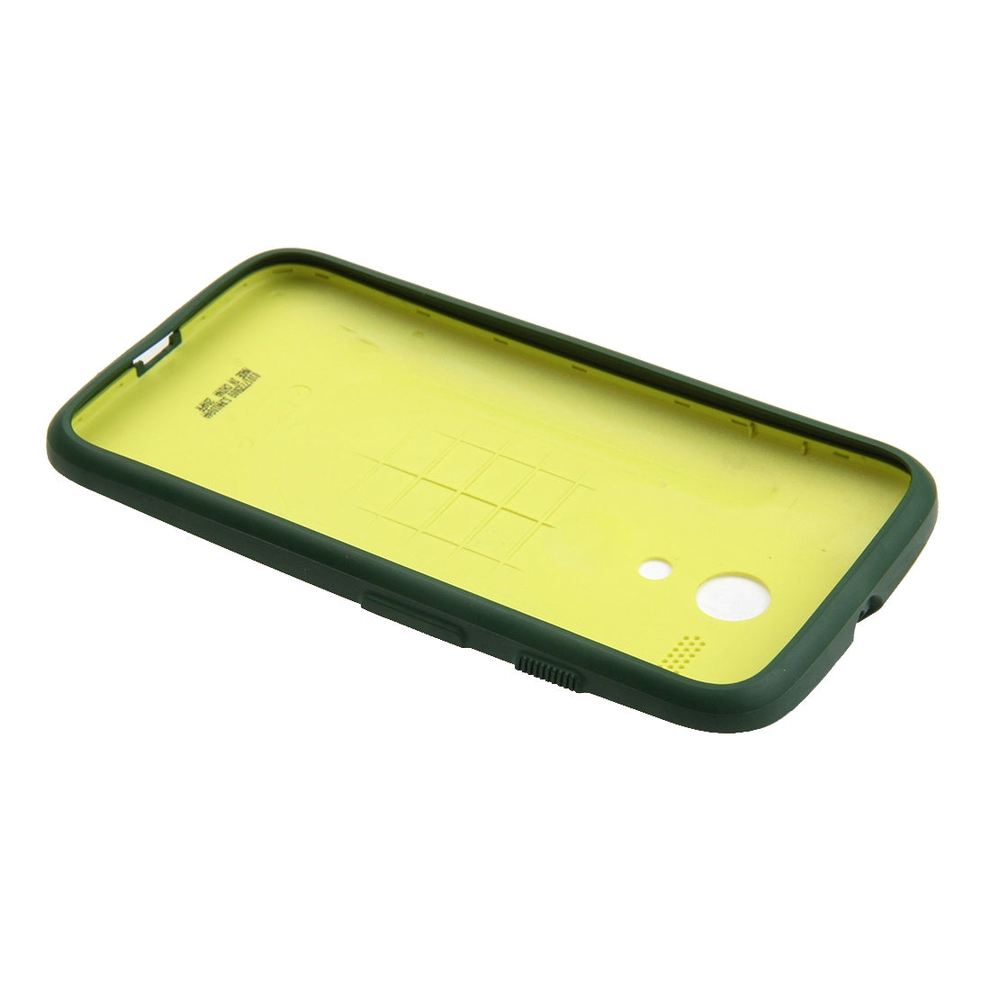 for Motorola Moto G Original Anti-shock Battery Back Cover (Yellow + Dark Green)
