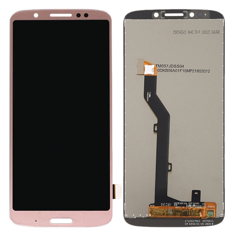 TFT LCD Screen for Motorola Moto G6 Play with Digitizer Full Assembly (Pink)