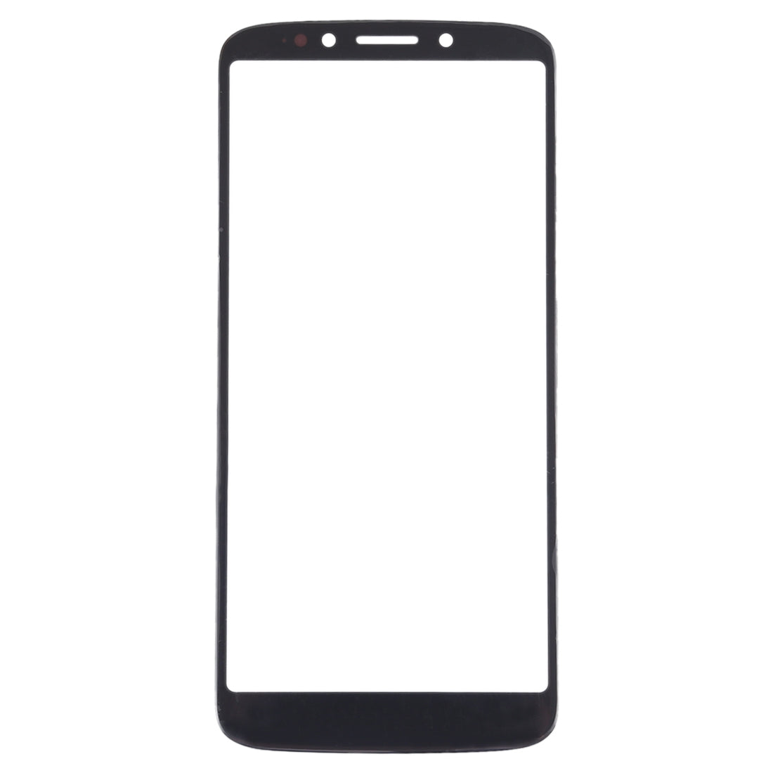 Front Screen Outer Glass Lens for Motorola Moto G6 Play(Black)