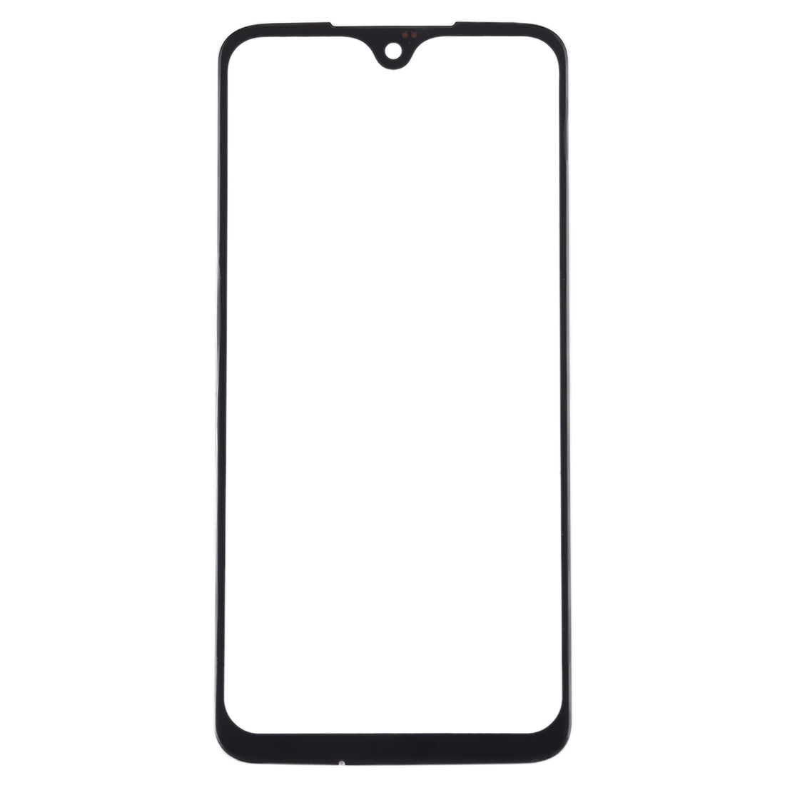 Front Screen Outer Glass Lens for Motorola Moto G7(Black)