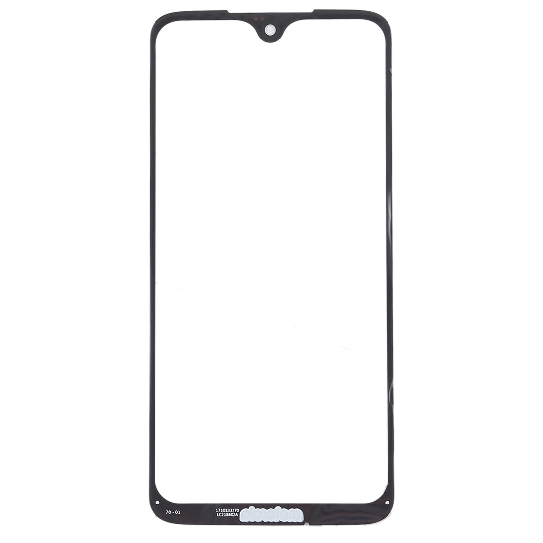Front Screen Outer Glass Lens for Motorola Moto G7(Black)