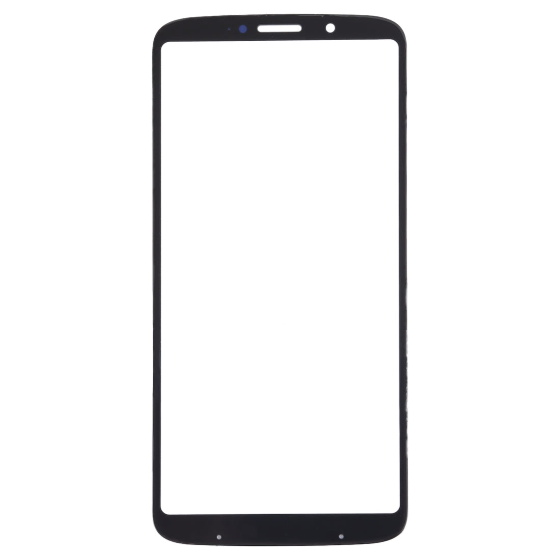 Front Screen Outer Glass Lens for Motorola Moto Z3 Play(Black)