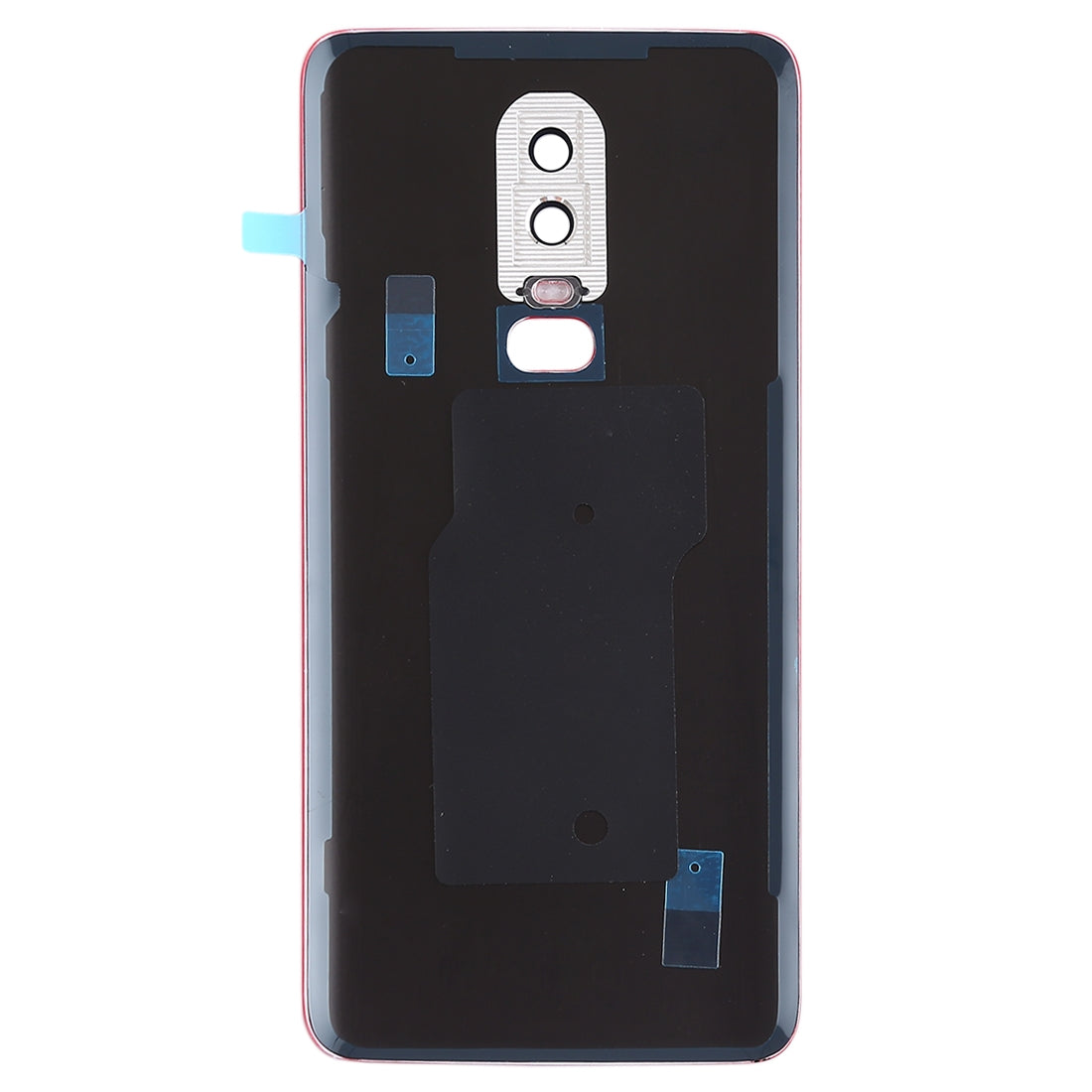 For OnePlus 6 Smooth Surface Battery Back Cover (Red)