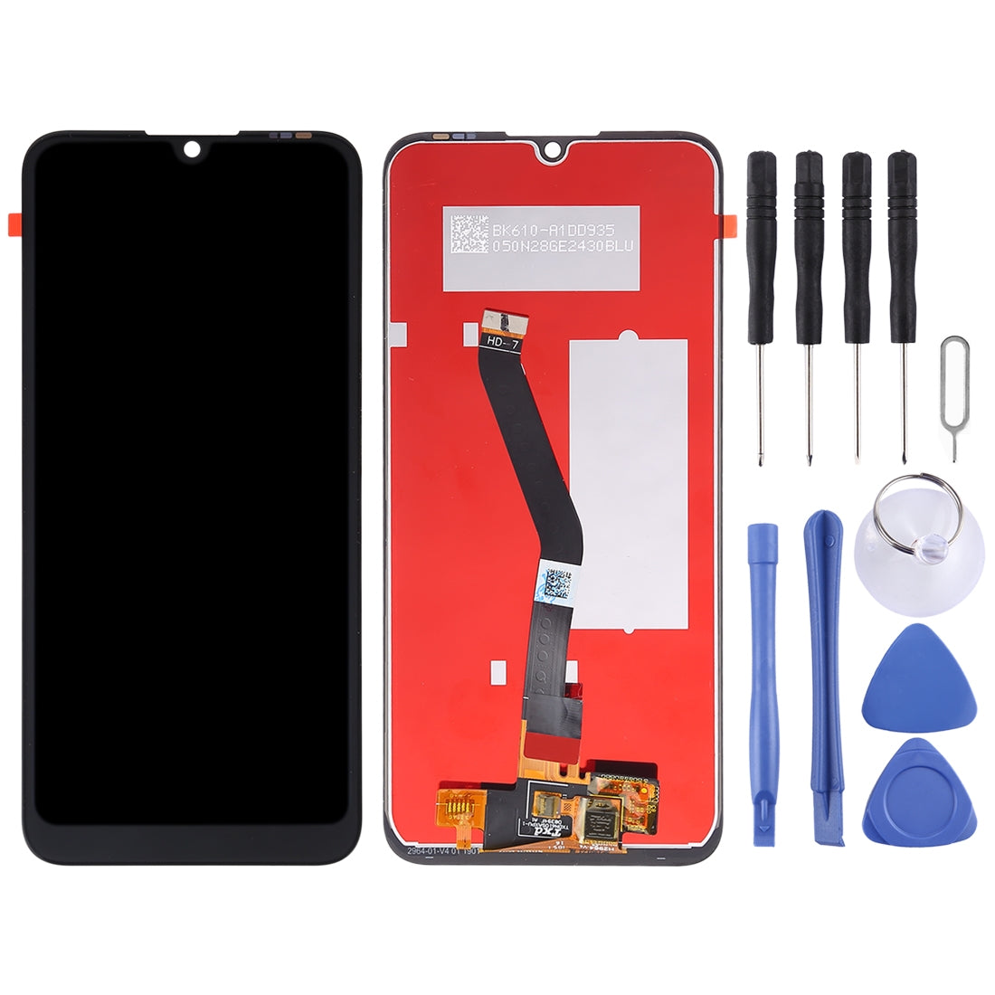 OEM LCD Screen for Huawei Y6 Pro (2019) with Digitizer Full Assembly(Black)