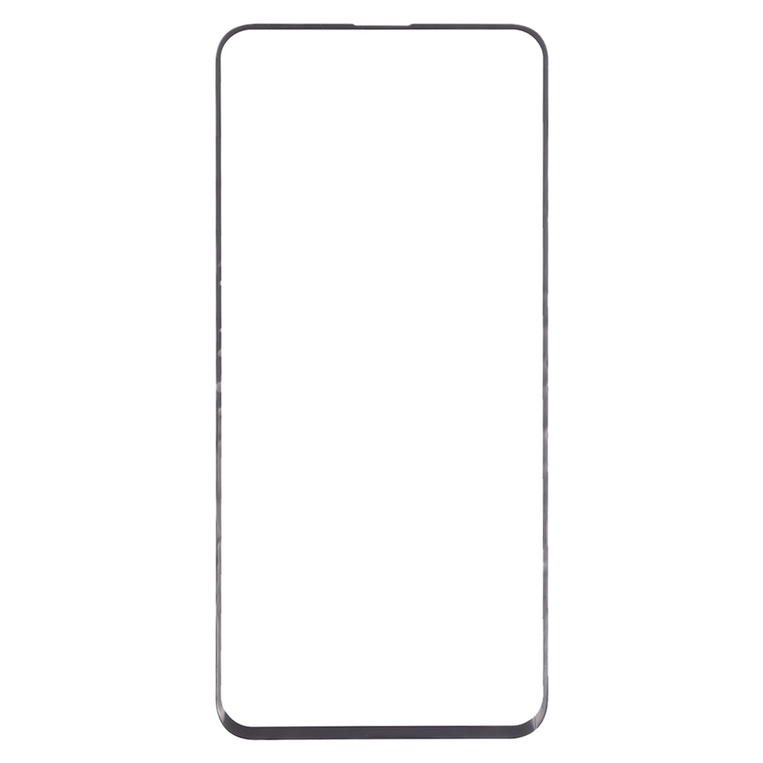 For OPPO Find X Front Screen Outer Glass Lens (Black)