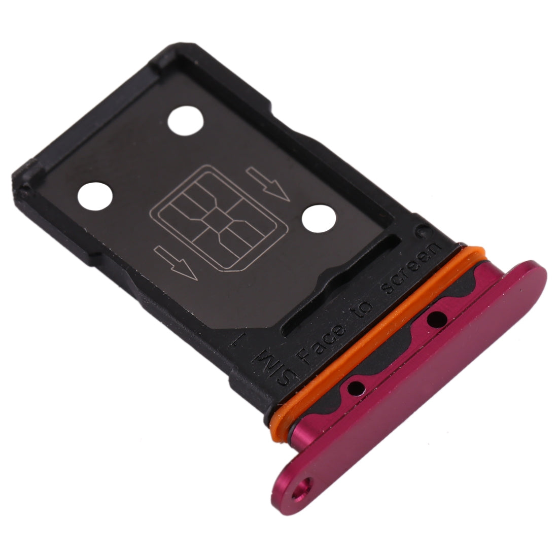 For OPPO Reno3 Pro 5G / Find X2 Neo SIM Card Tray(Rose Red)
