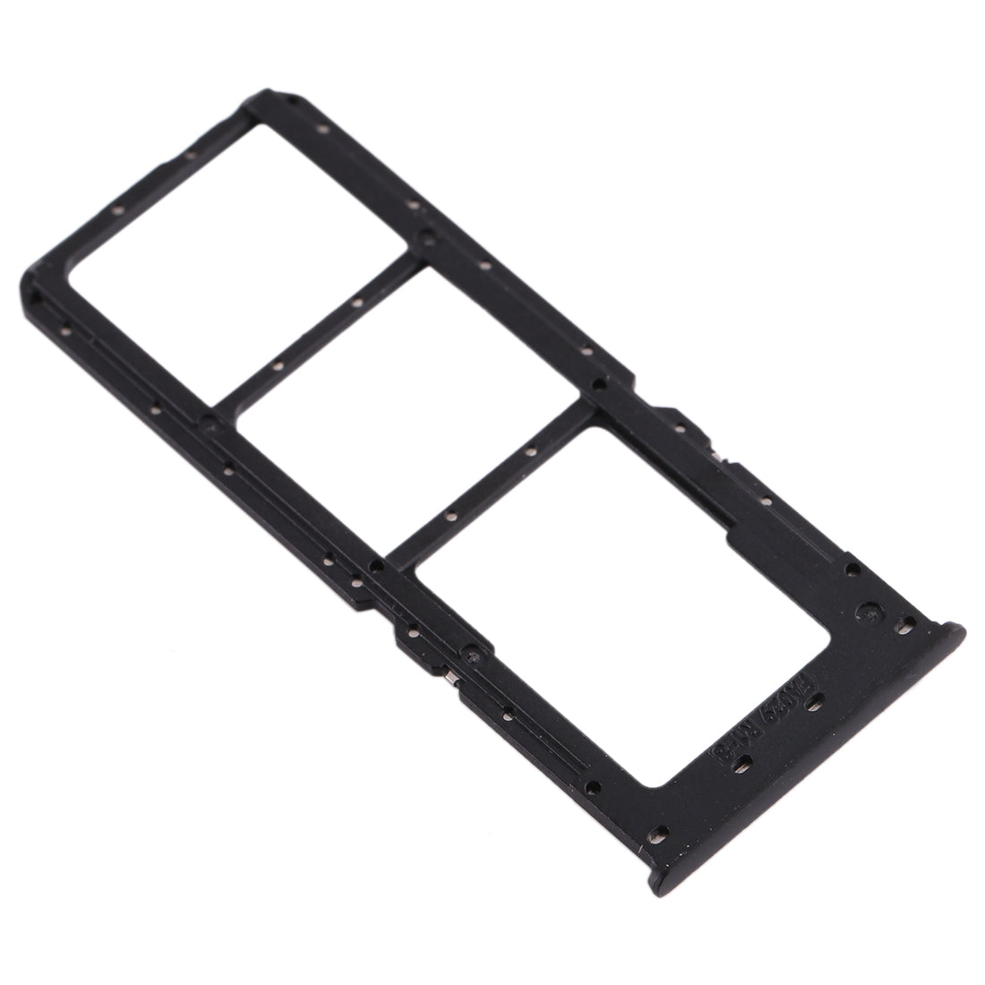 For OPPO A11x/A11/A9(2020)/A5(2020) SIM Card Tray + SIM Card Tray + Micro SD Card Tray (Black)