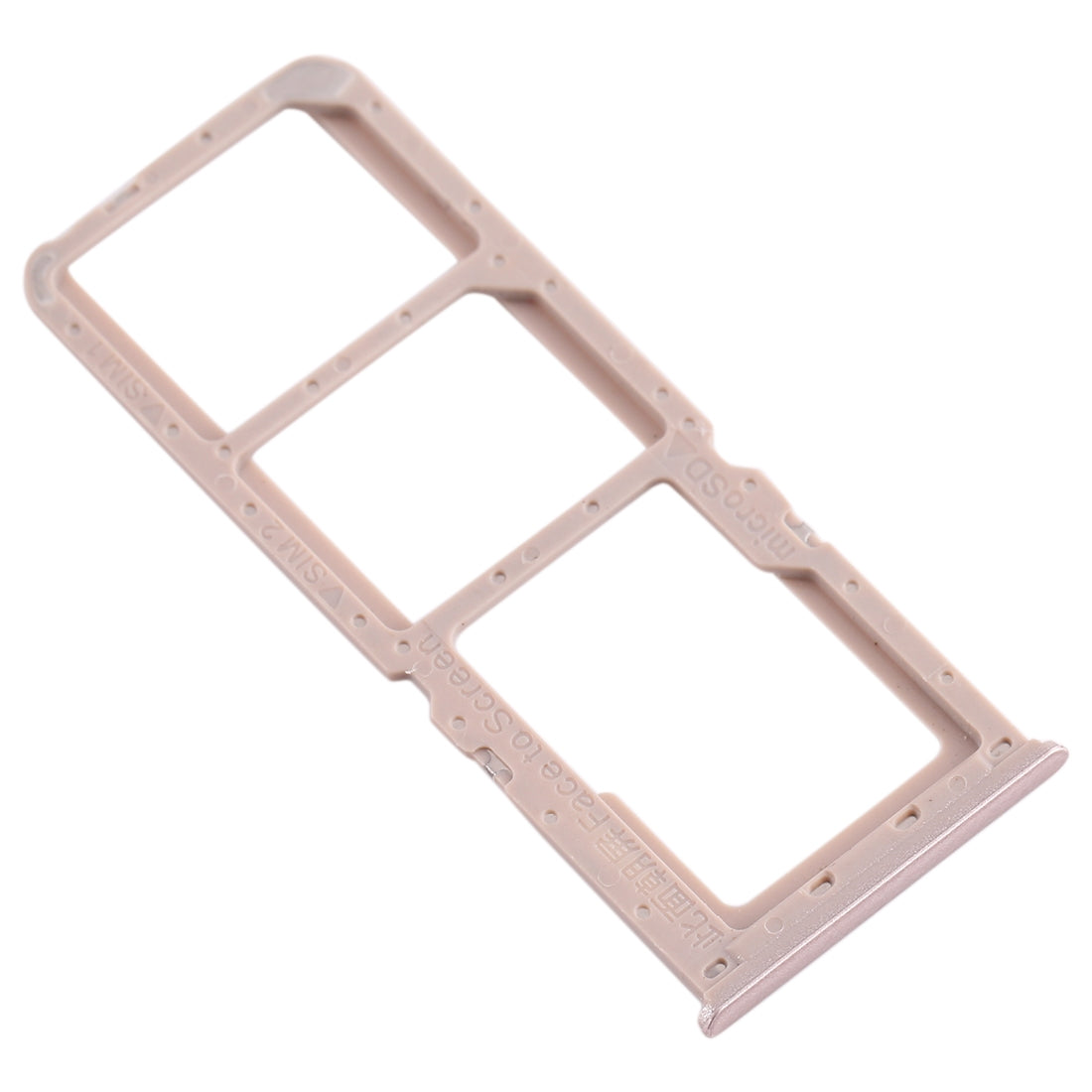 For OPPO A11x/A11/A9(2020)/A5(2020) SIM Card Tray + SIM Card Tray + Micro SD Card Tray (Gold)