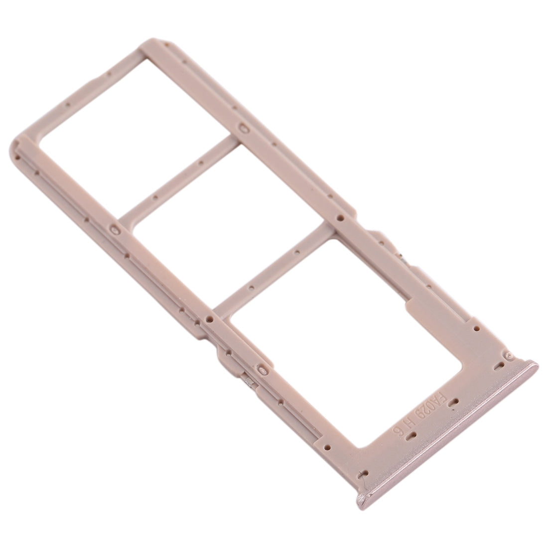 For OPPO A11x/A11/A9(2020)/A5(2020) SIM Card Tray + SIM Card Tray + Micro SD Card Tray (Gold)