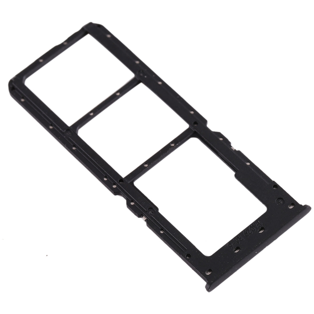 For OPPO A11 SIM Card Tray + SIM Card Tray + Micro SD Card Tray (Black)