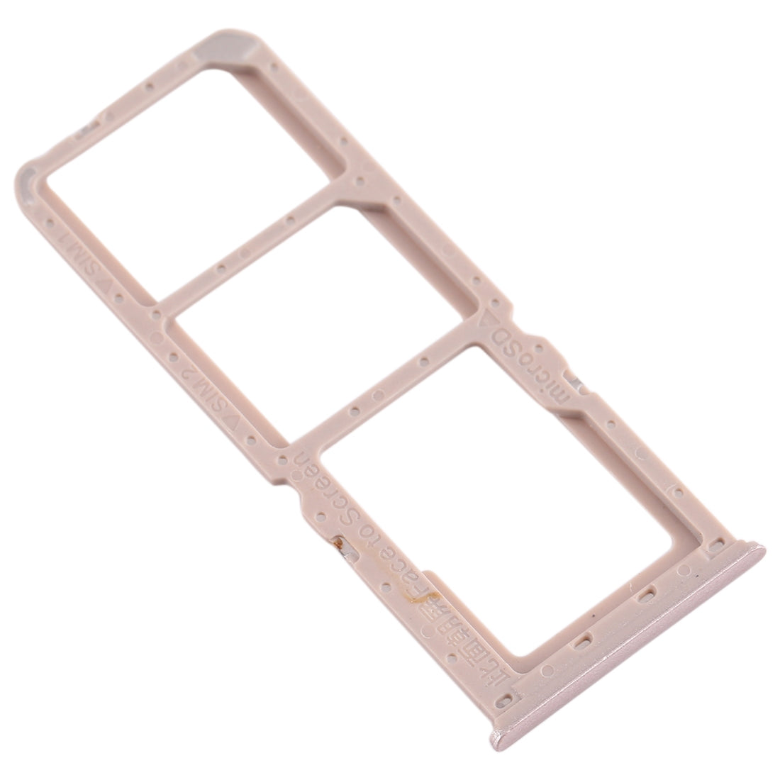For OPPO A11 SIM Card Tray + SIM Card Tray + Micro SD Card Tray (Gold)