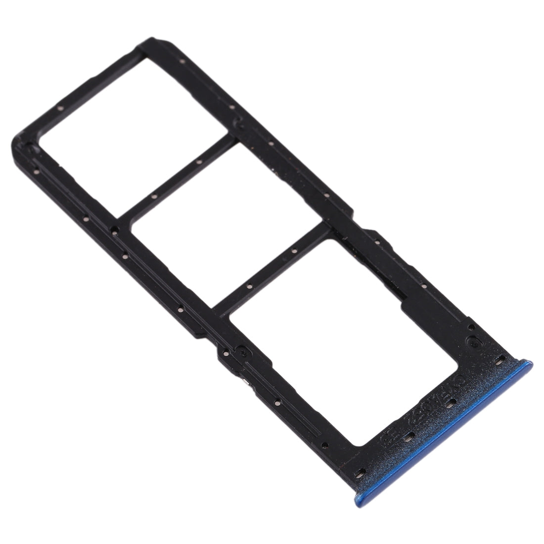 For OPPO A11 SIM Card Tray + SIM Card Tray + Micro SD Card Tray (Blue)