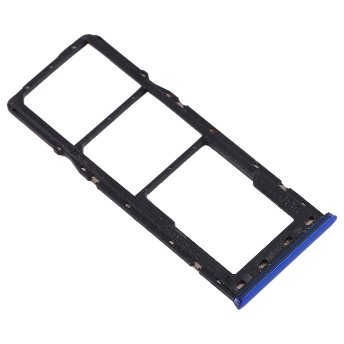 For OPPO Realme 3 SIM Card Tray + SIM Card Tray + Micro SD Card Tray (Blue)
