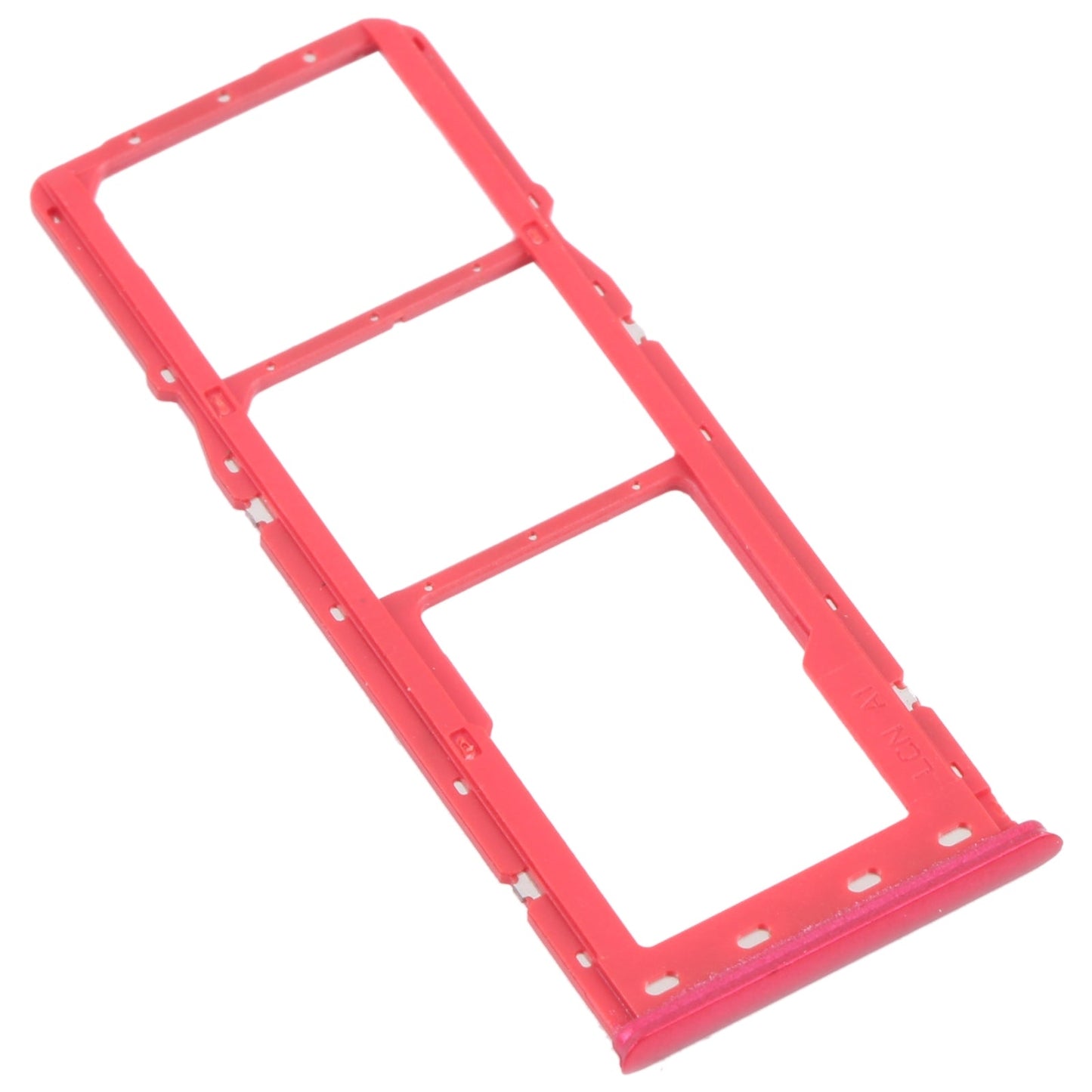 For OPPO Realme 3 SIM Card Tray + SIM Card Tray + Micro SD Card Tray (Red)
