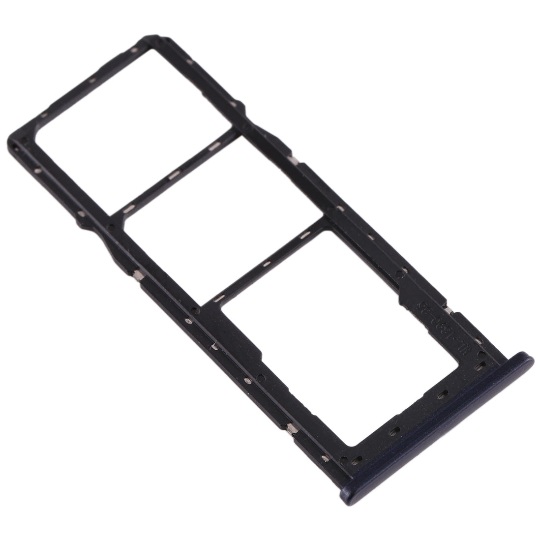 For Realme 2 SIM Card Tray + SIM Card Tray + Micro SD Card Tray (Black)