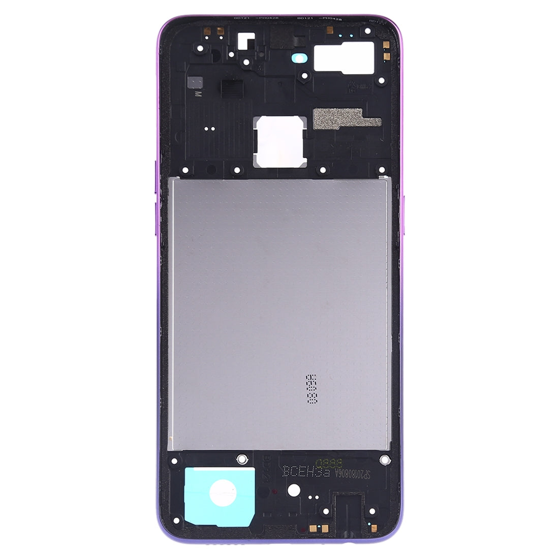 For OPPO F9 / A7X Middle Frame Bezel Plate (Twilight Purple)