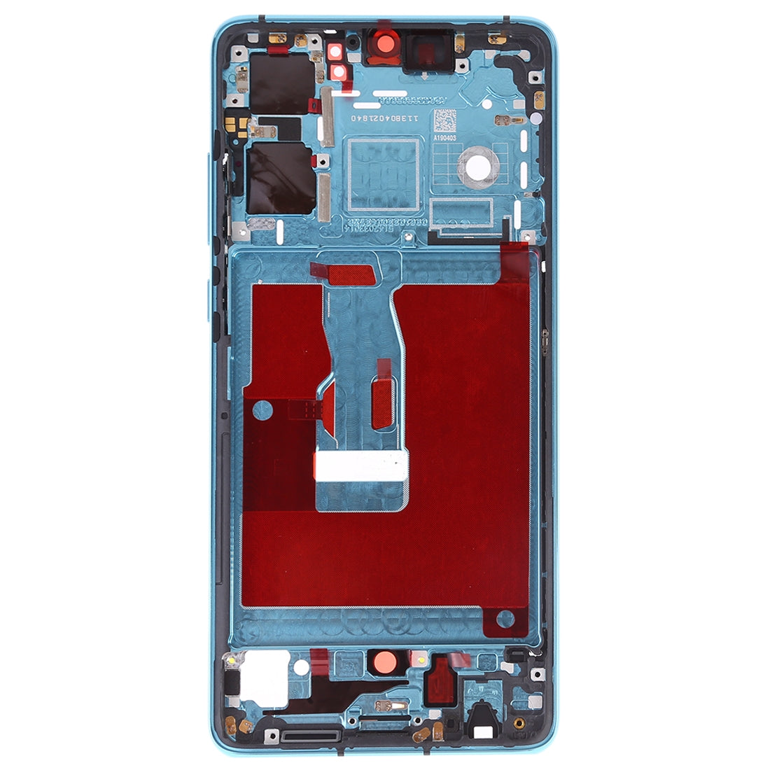 Front Housing LCD Frame Bezel Plate with Side Keys for Huawei P30(Twilight)