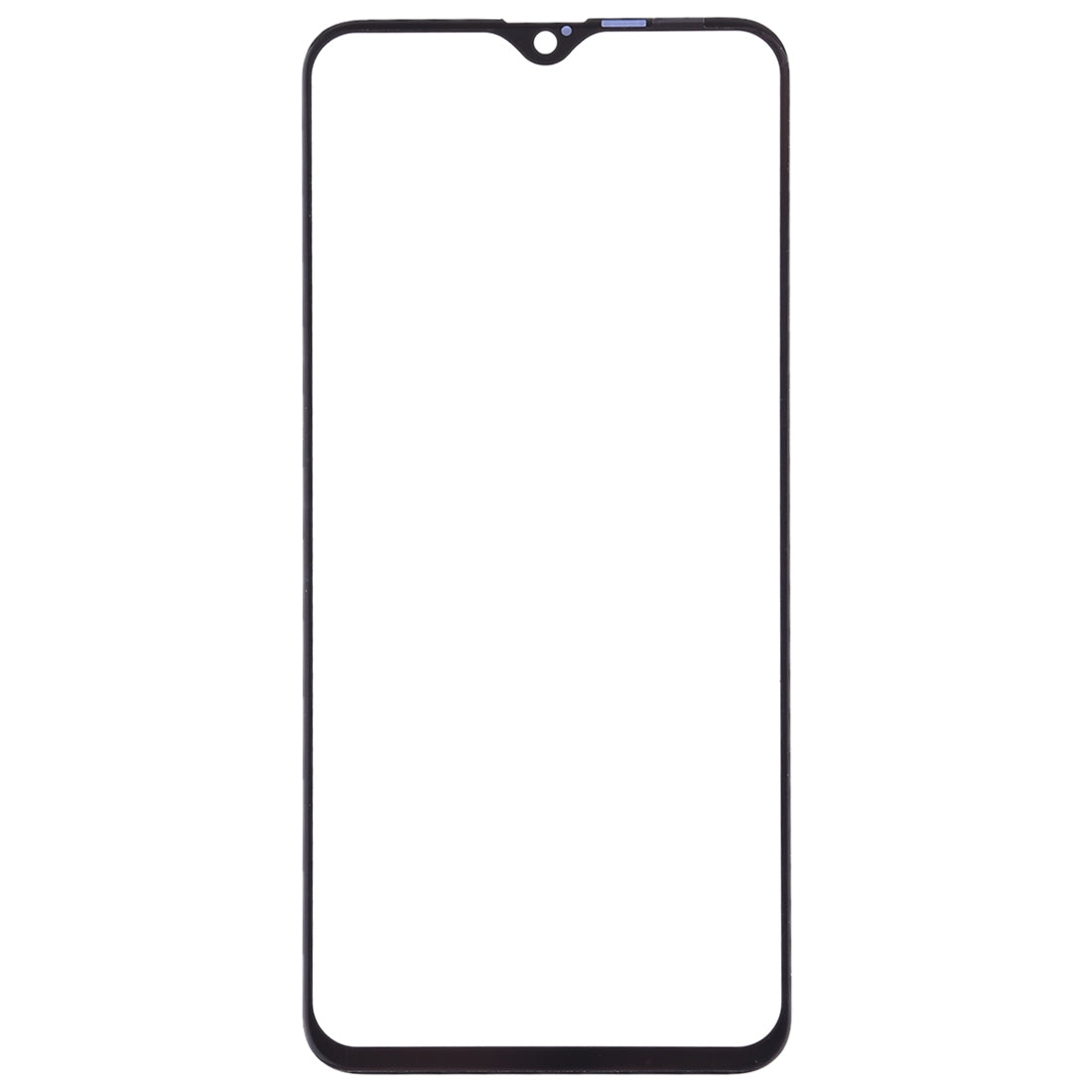 For OPPO R19 Front Screen Outer Glass Lens (Black)