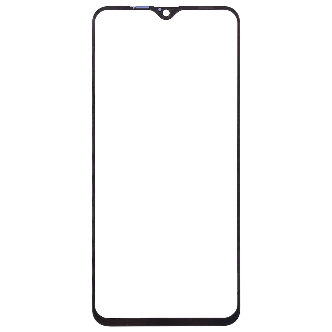 For OPPO R19 Front Screen Outer Glass Lens (Black)