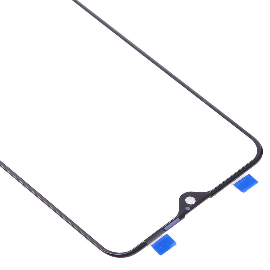 For OPPO R19 Front Screen Outer Glass Lens (Black)