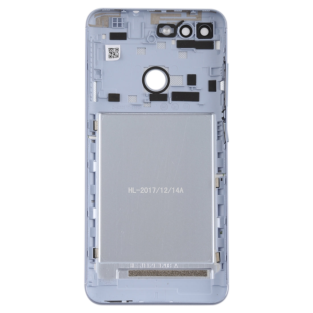 Back Cover with Camera Lens & Side Keys for Asus Zenfone Max Plus (M1) / ZB570TL(Grey)
