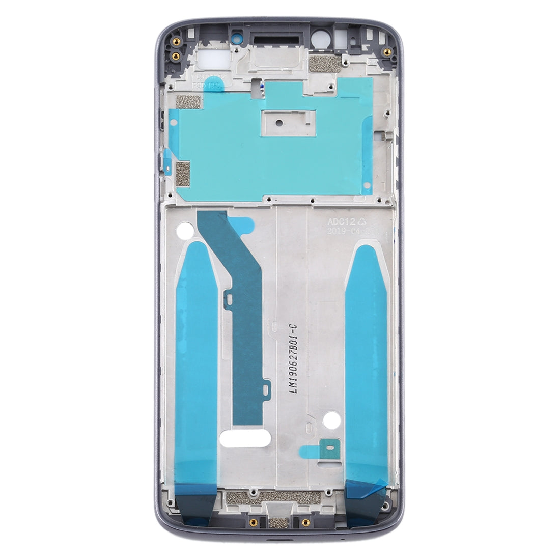 Front Housing LCD Frame Bezel for Motorola Moto E5(Grey)