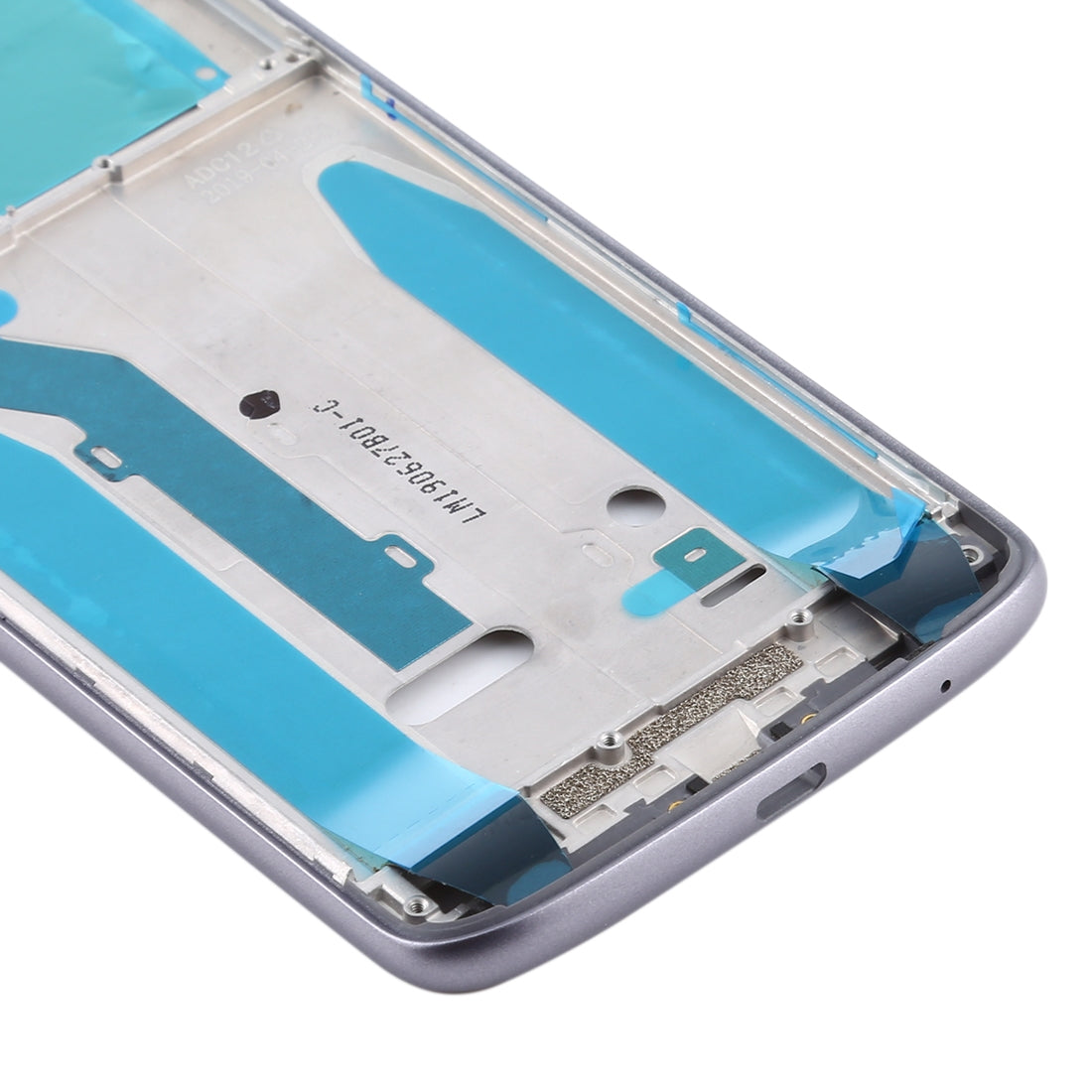 Front Housing LCD Frame Bezel for Motorola Moto E5(Grey)