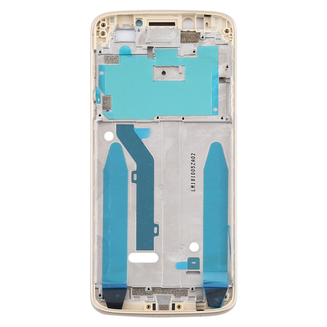 Front Housing LCD Frame Bezel for Motorola Moto E5(Gold)