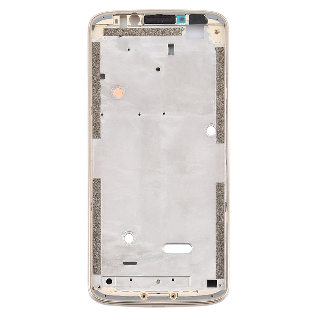 Front Housing LCD Frame Bezel for Motorola Moto E5(Gold)