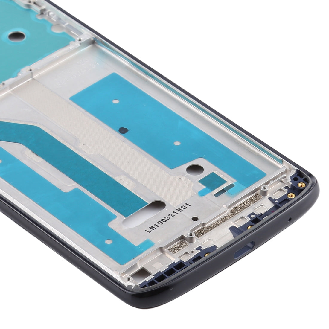 Front Housing LCD Frame Bezel for Motorola Moto G6 Play(Black)