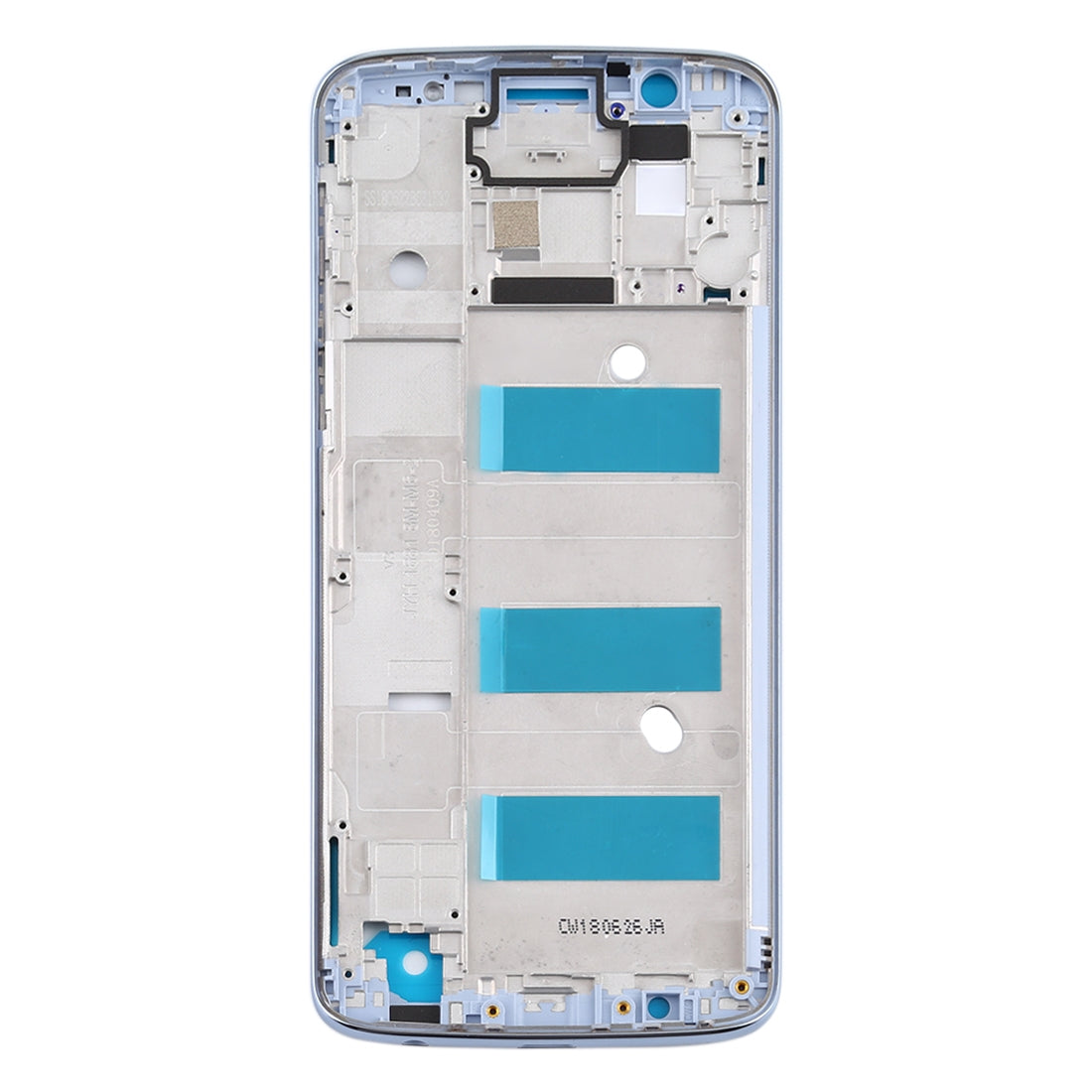 Front Housing LCD Frame Bezel for Motorola Moto G6 Plus(Blue)