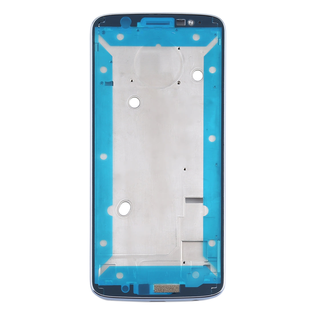 Front Housing LCD Frame Bezel for Motorola Moto G6 Plus(Blue)