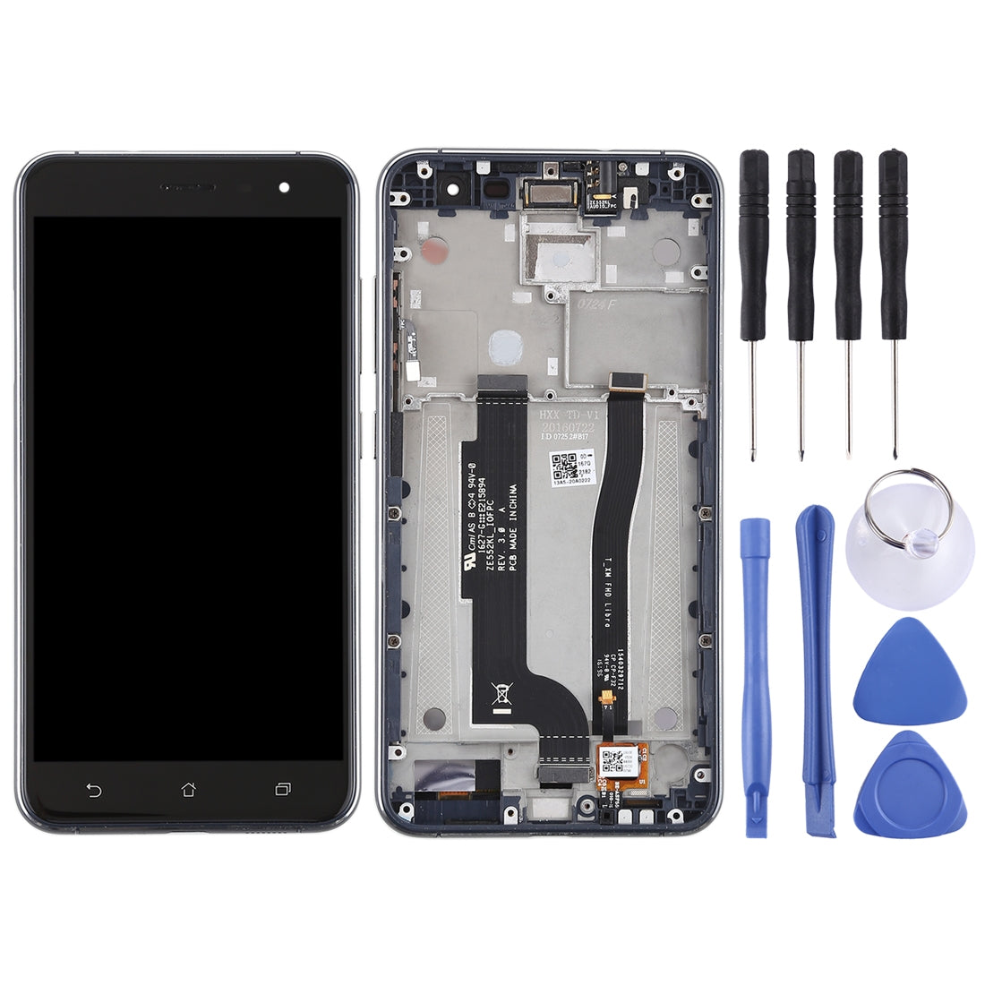 OEM LCD Screen for Asus ZenFone 3 ZE552KL Digitizer Full Assembly with Frame?Black)