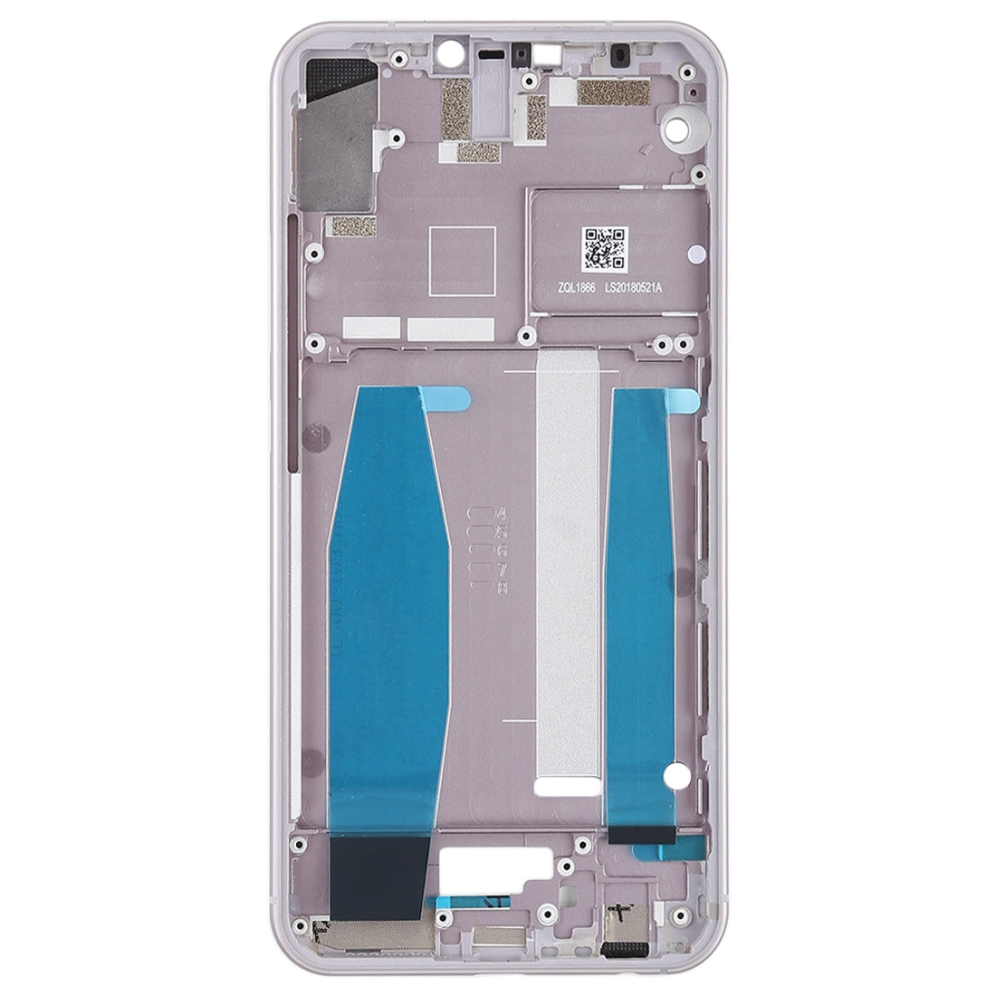 Front Housing LCD Frame Bezel for Asus Zenfone 5 ZE620KL(Silver)