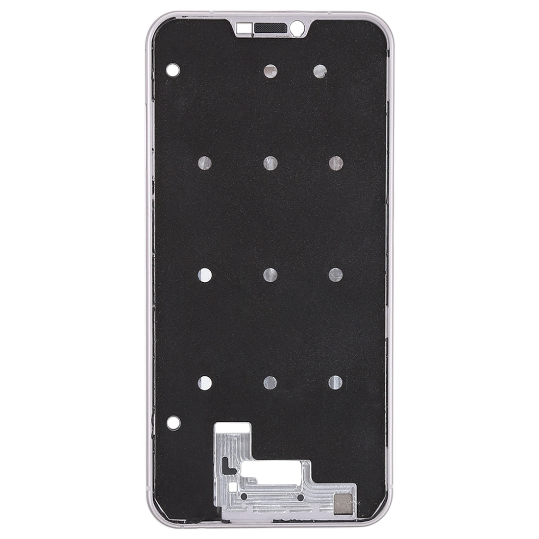 Front Housing LCD Frame Bezel for Asus Zenfone 5 ZE620KL(Silver)