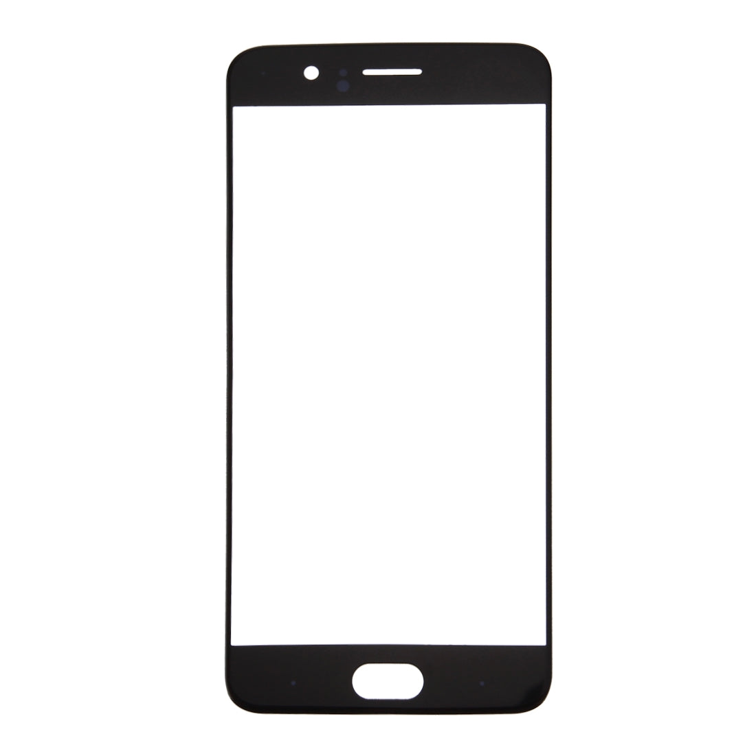 For OnePlus 5 Front Screen Outer Glass Lens (Black)