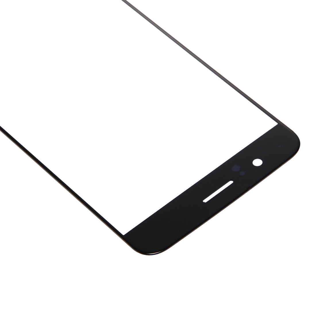 For OnePlus 5 Front Screen Outer Glass Lens (Black)