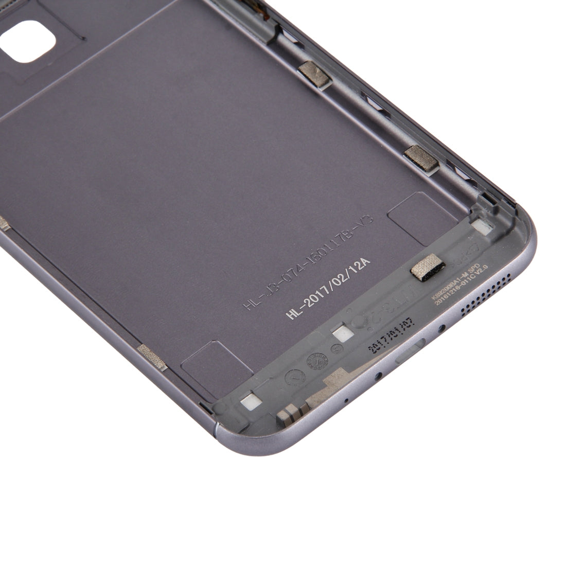 Aluminum Alloy Back Battery Cover for Asus ZenFone 3 Max / ZC553KL (Grey)