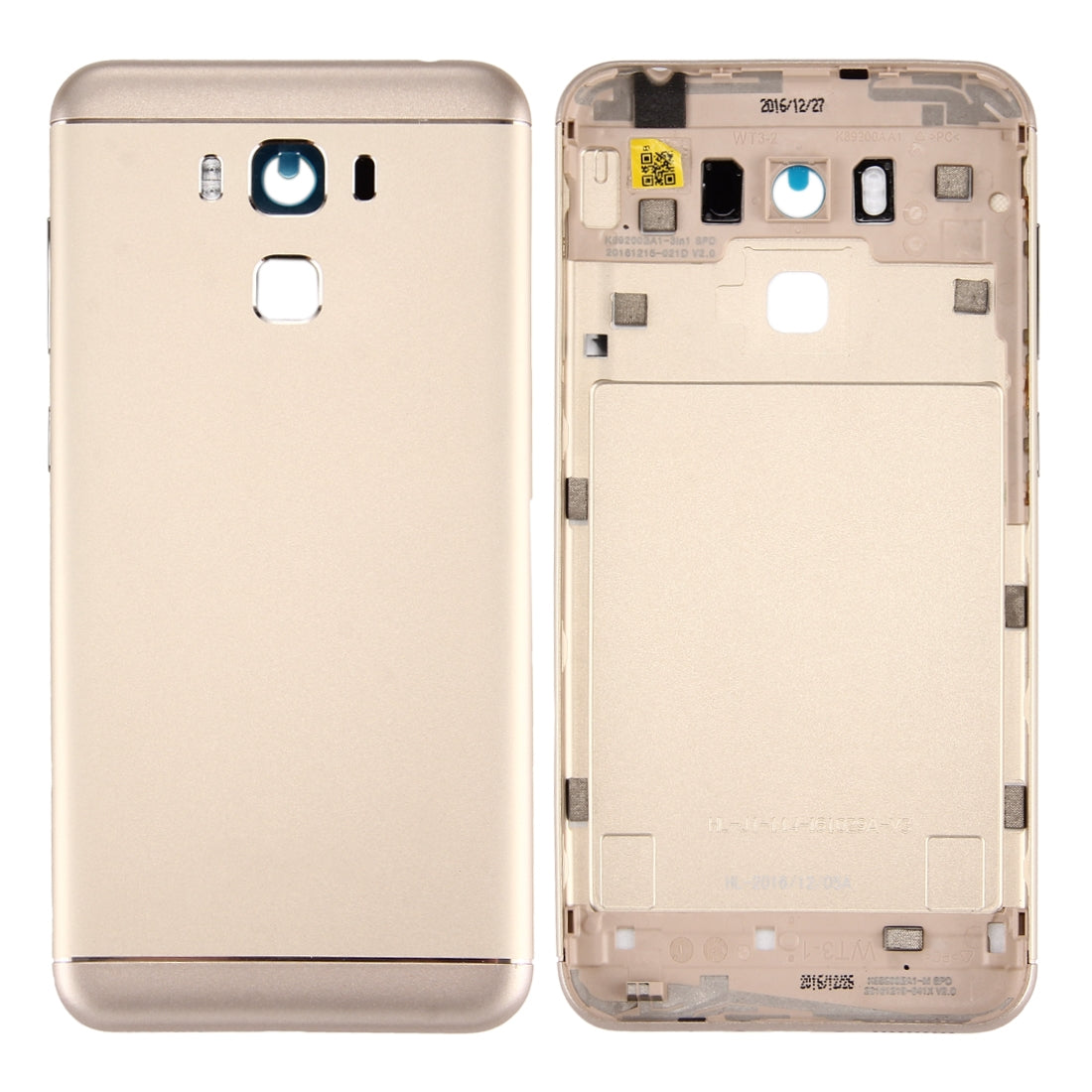 Aluminum Alloy Back Battery Cover for Asus ZenFone 3 Max / ZC553KL (Gold)